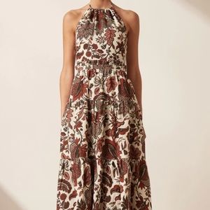 Shona Joy Catalina Halter Open Back Dress